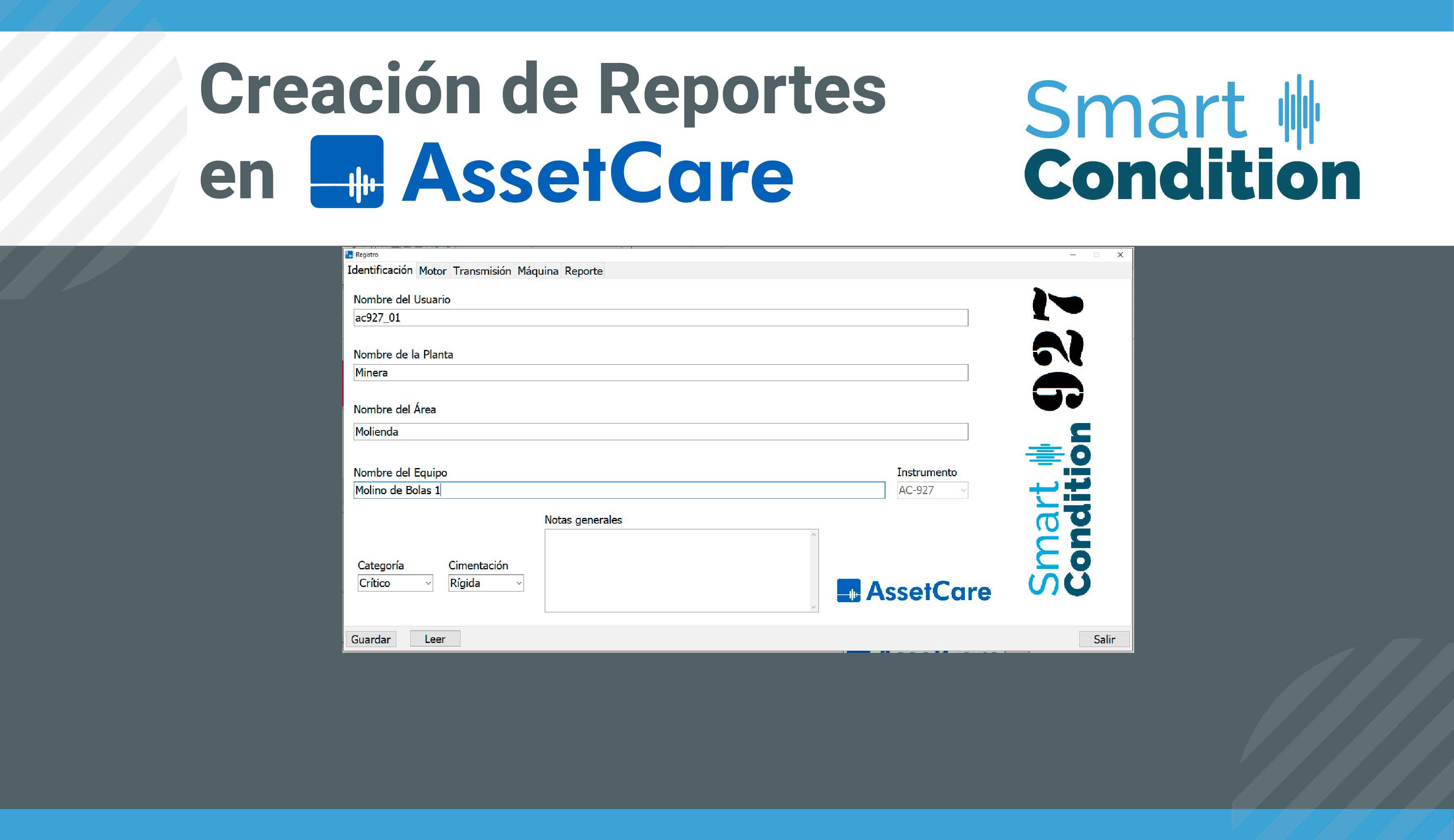 Creación de Reportes en AssetCare