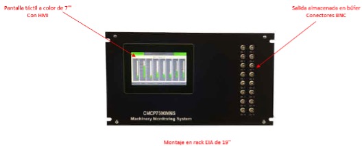 CMCP-7500MMS - Sistema de monitoreo de maquinaria de 32 canales-1