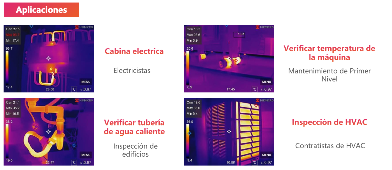 Pocket Series Hikmicro Aplicaciones