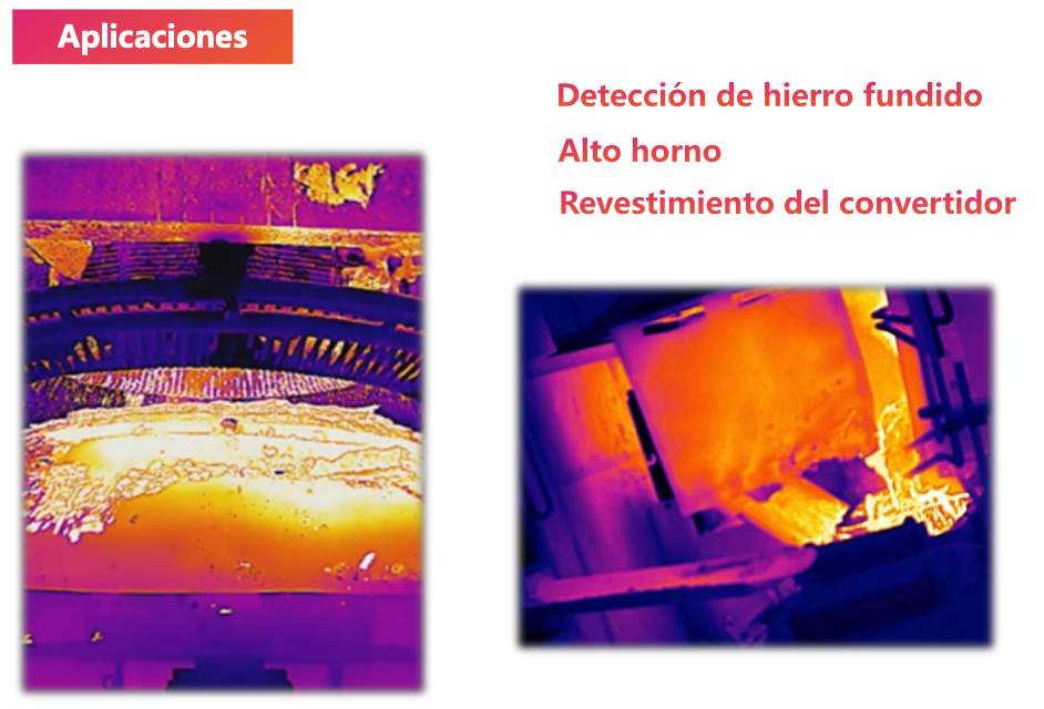 Aplicaciones camara alta temperatura hikmicro