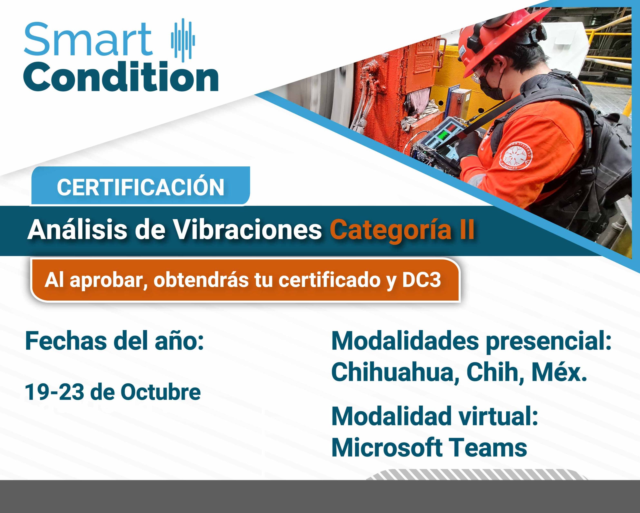 Certificacion Analisis de Vibraciones CAT II Chihuahua